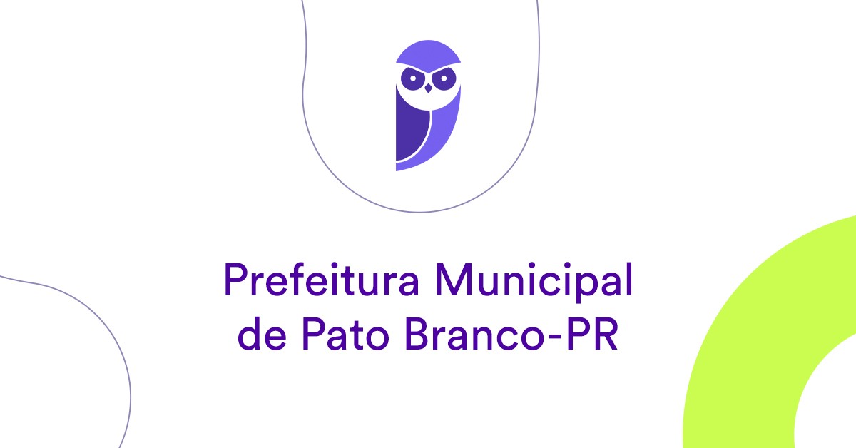 Prefeitura Municipal De Pato Branco Pr Estratégia Concursos 8796